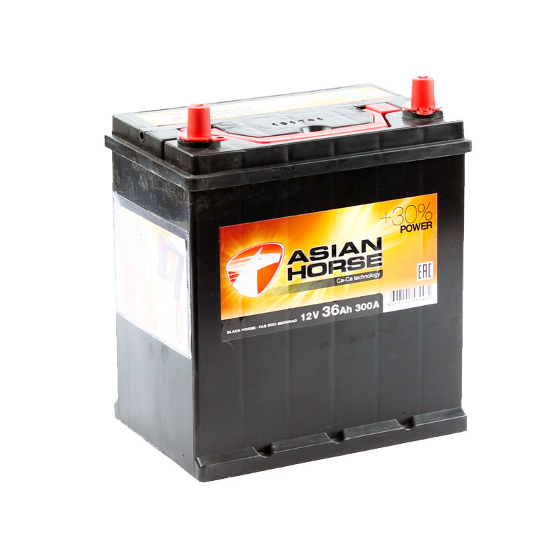 Аккумулятор Black Horse Asian Horse(6СТ-36R+) | Магазин «Аккуммаркет» г Мытищи