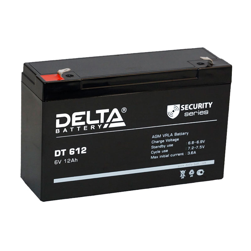 Аккумулятор тяговый ИБП Delta DT 612 | Магазин «Аккуммаркет» г Мытищи