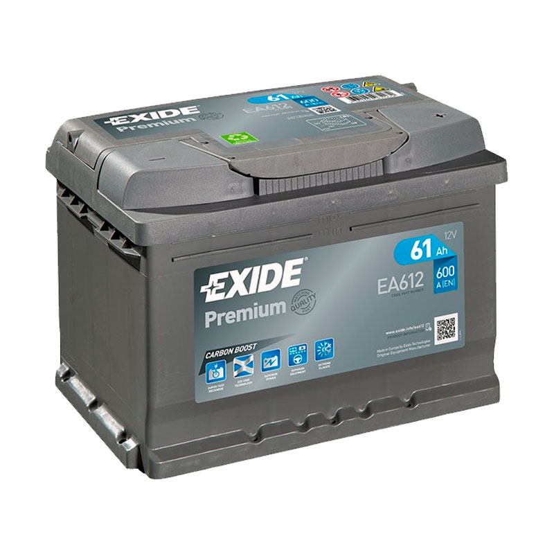 Аккумулятор Exide PremiumEA612 (6СТ-61R+) | Магазин «Аккуммаркет» г Мытищи