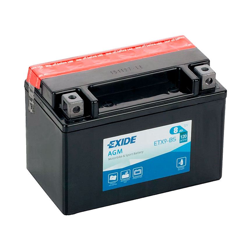 Аккумулятор Exide AGMETX9-BS | Магазин «Аккуммаркет» г Мытищи