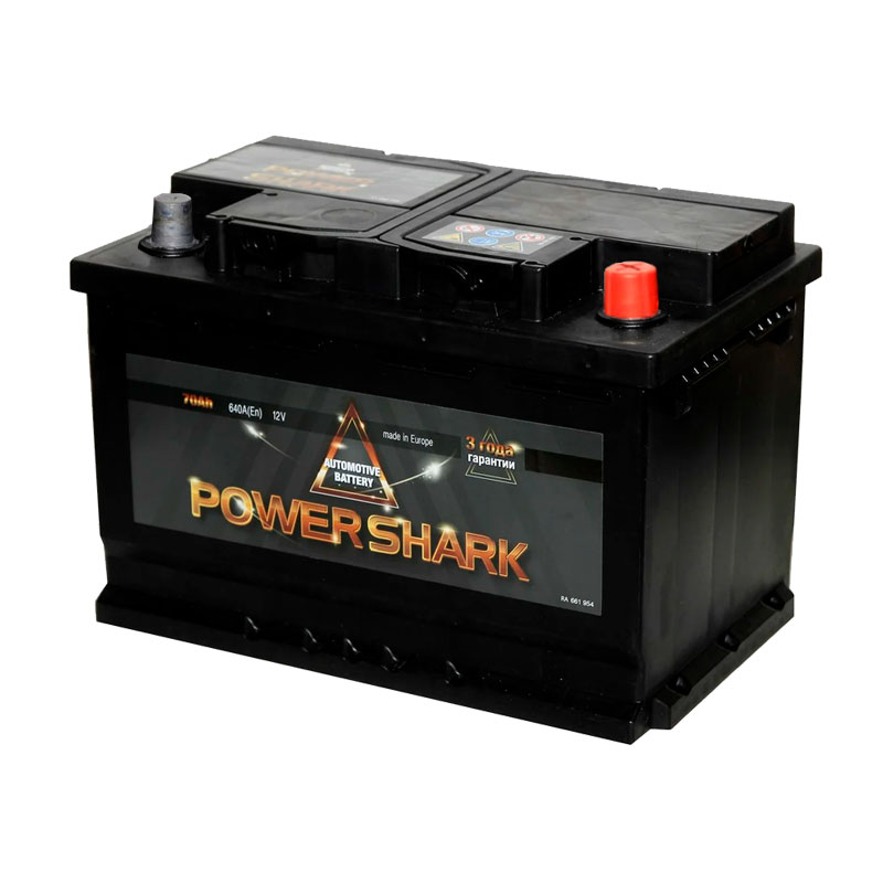 Аккумулятор Power Shark Euro(6СТ-70R+Low) | Магазин «Аккуммаркет» г Мытищи