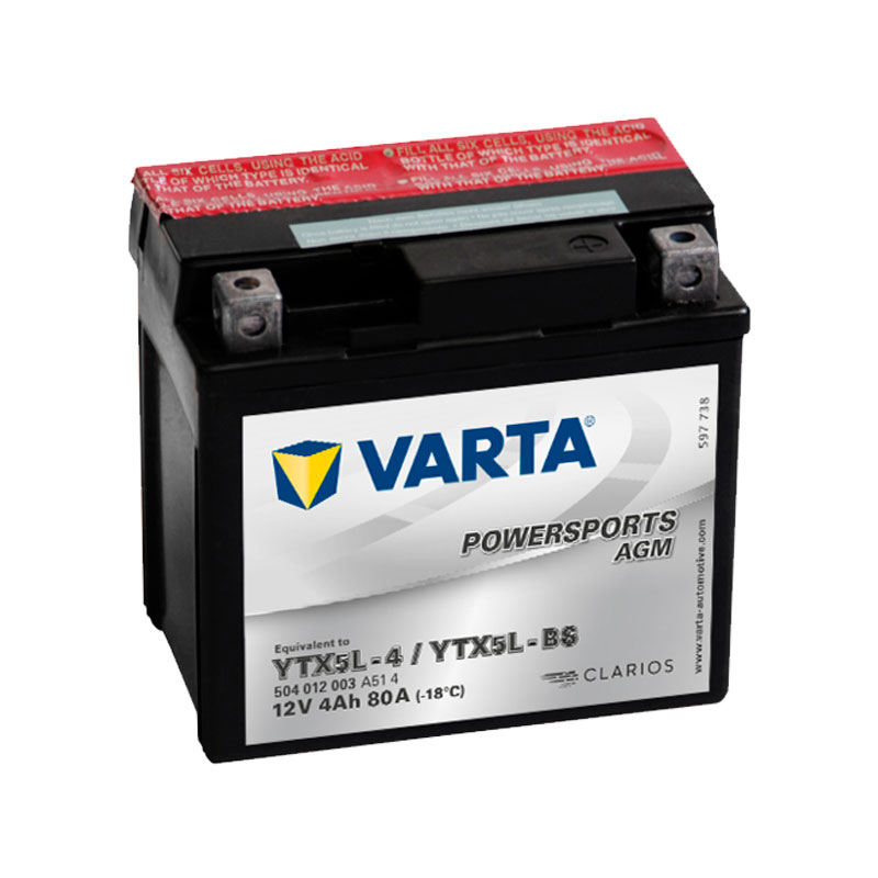 Аккумулятор Varta PowerSports AGM504012003 | Магазин «Аккуммаркет» г Мытищи