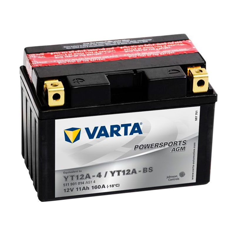 Аккумулятор Varta PowerSports AGM511901014 | Магазин «Аккуммаркет» г Мытищи